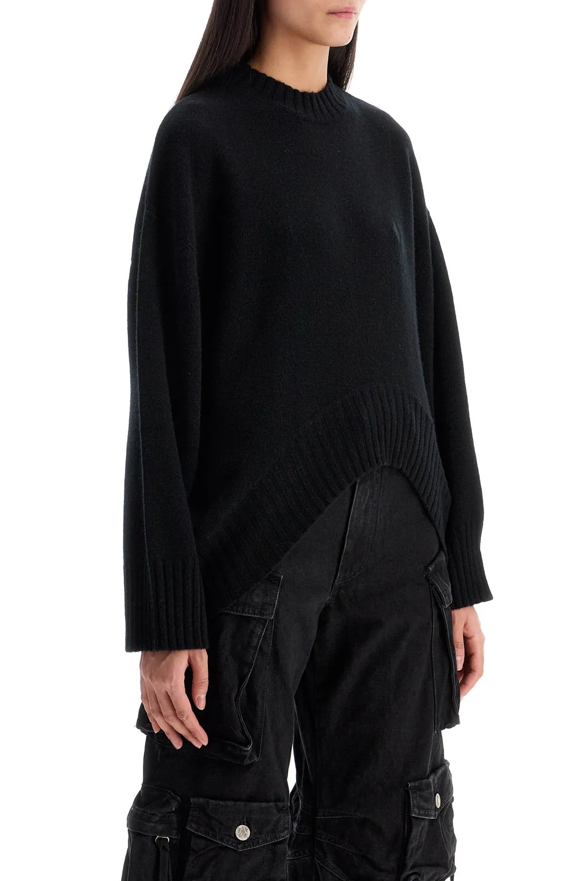 Asymmetric Knit Sweater