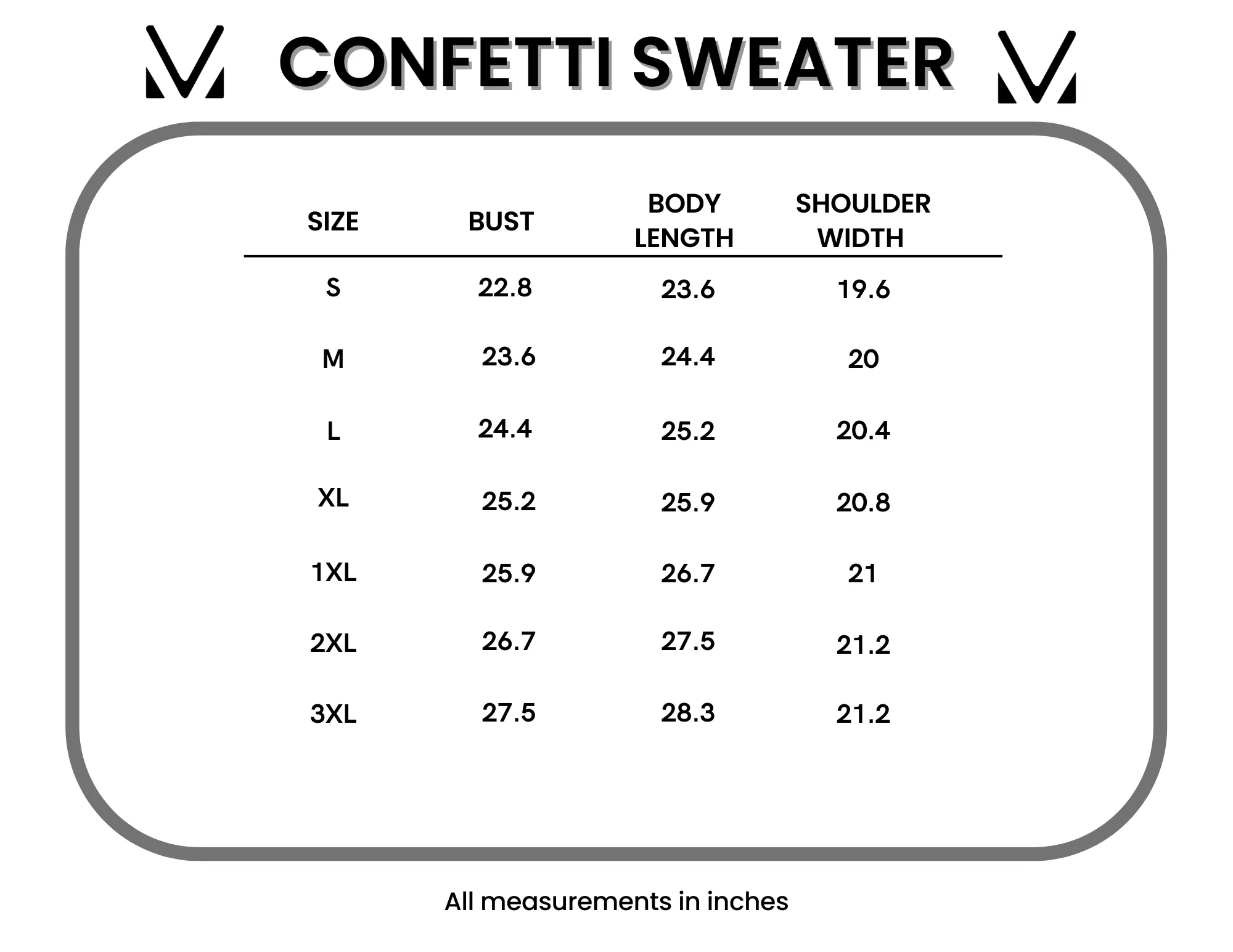 Confetti Sweater - Blue by Michelle Mae