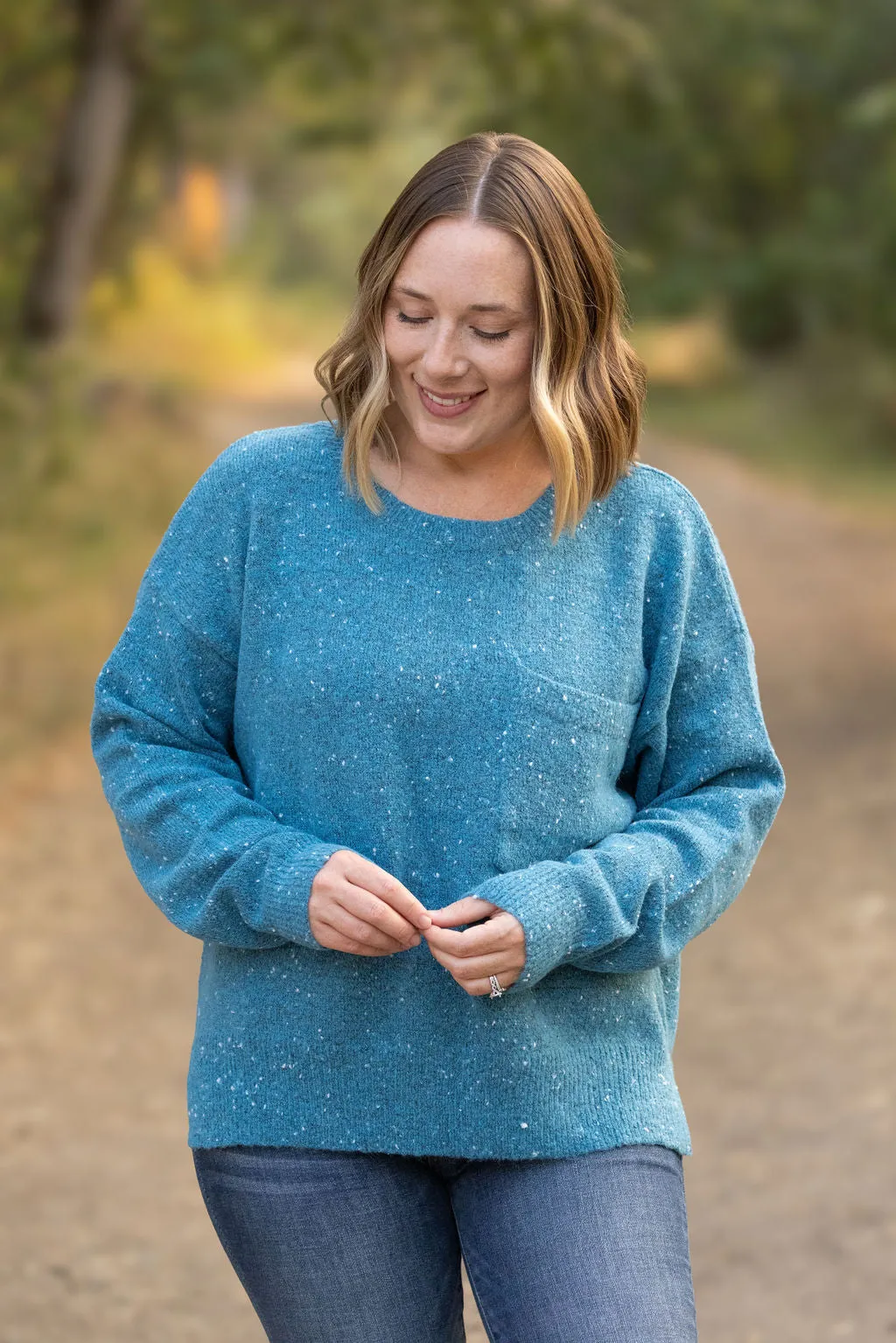 Confetti Sweater - Blue by Michelle Mae