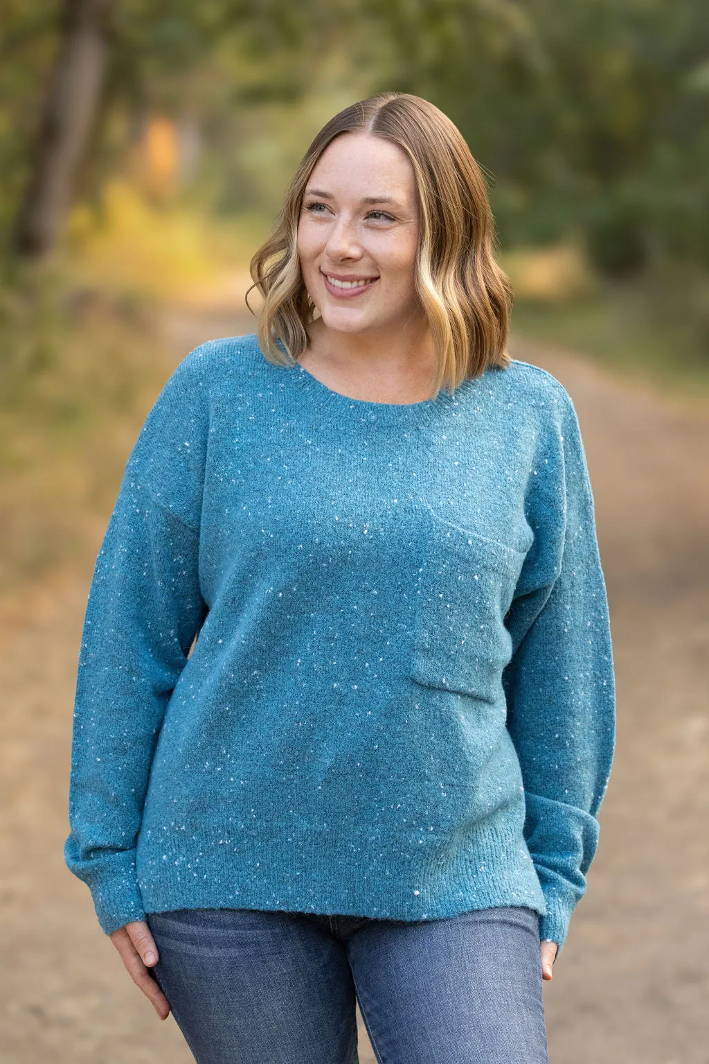 Confetti Sweater - Blue by Michelle Mae