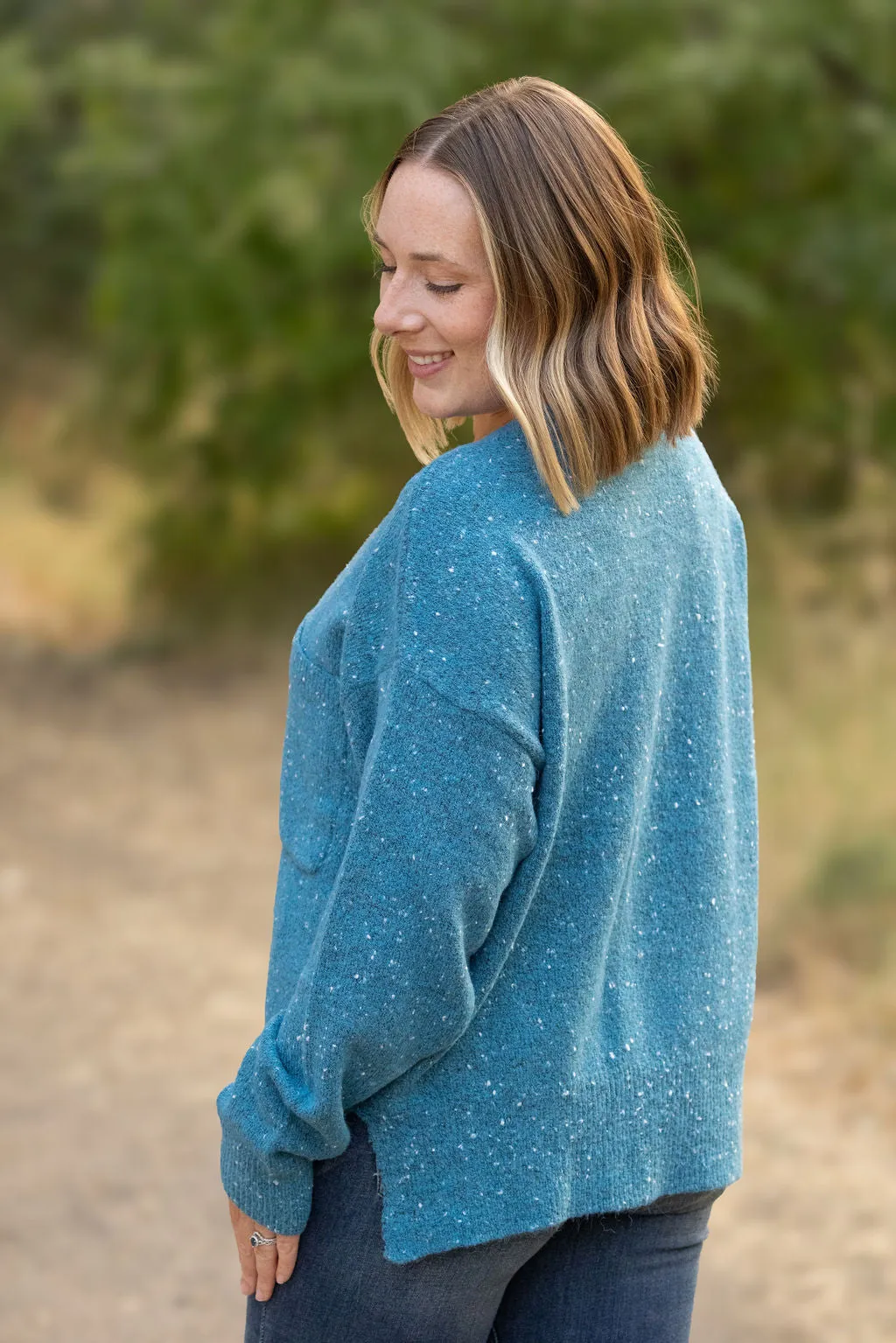 Confetti Sweater - Blue by Michelle Mae
