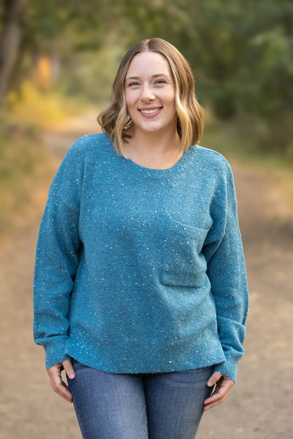 Confetti Sweater - Blue by Michelle Mae