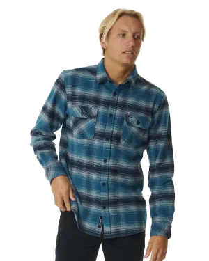 Count Flannel Shirt in Mineral Blue