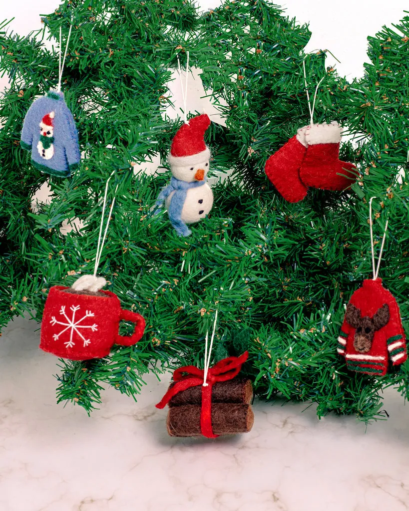 Cozy Winter Holiday Ornaments
