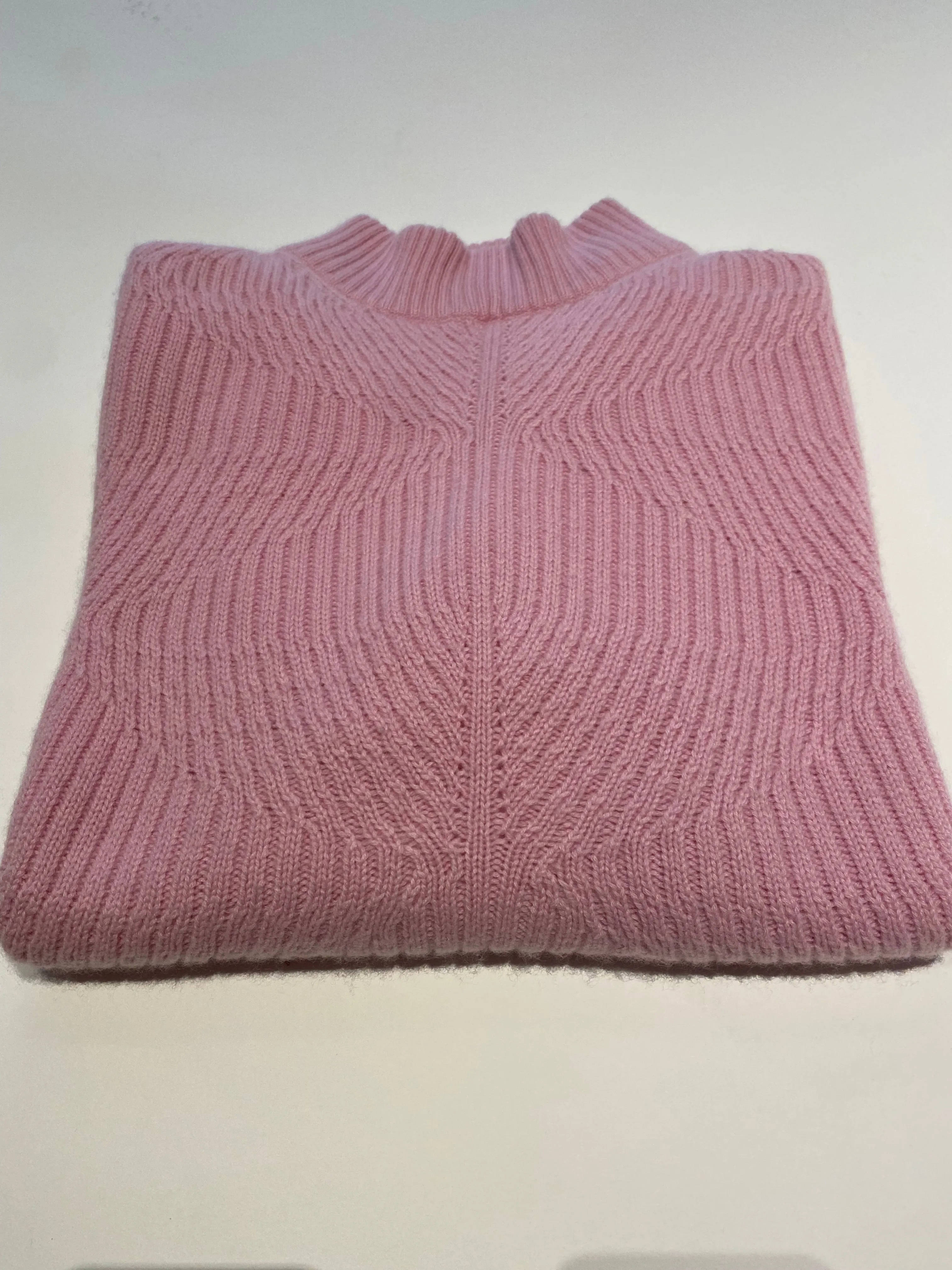 Funnel Neck Luxurious Cashmere Sweater -  Winter Sale 50% Off - At checkout use code Winter50%