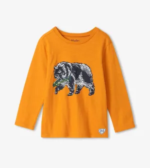 Grizzly Bear Long Sleeve Tee | Hatley