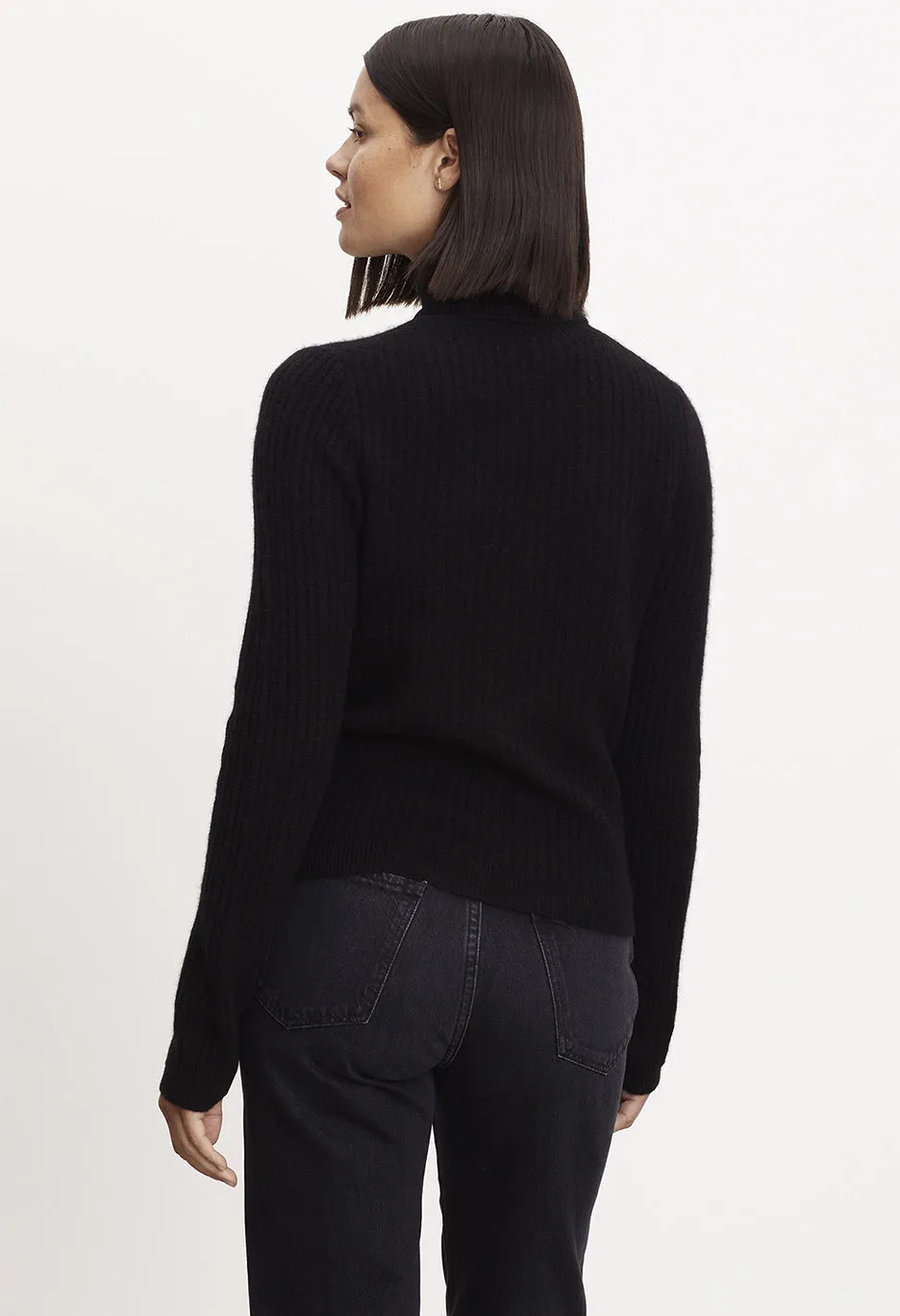 Lori Cashmere Mockneck Sweater
