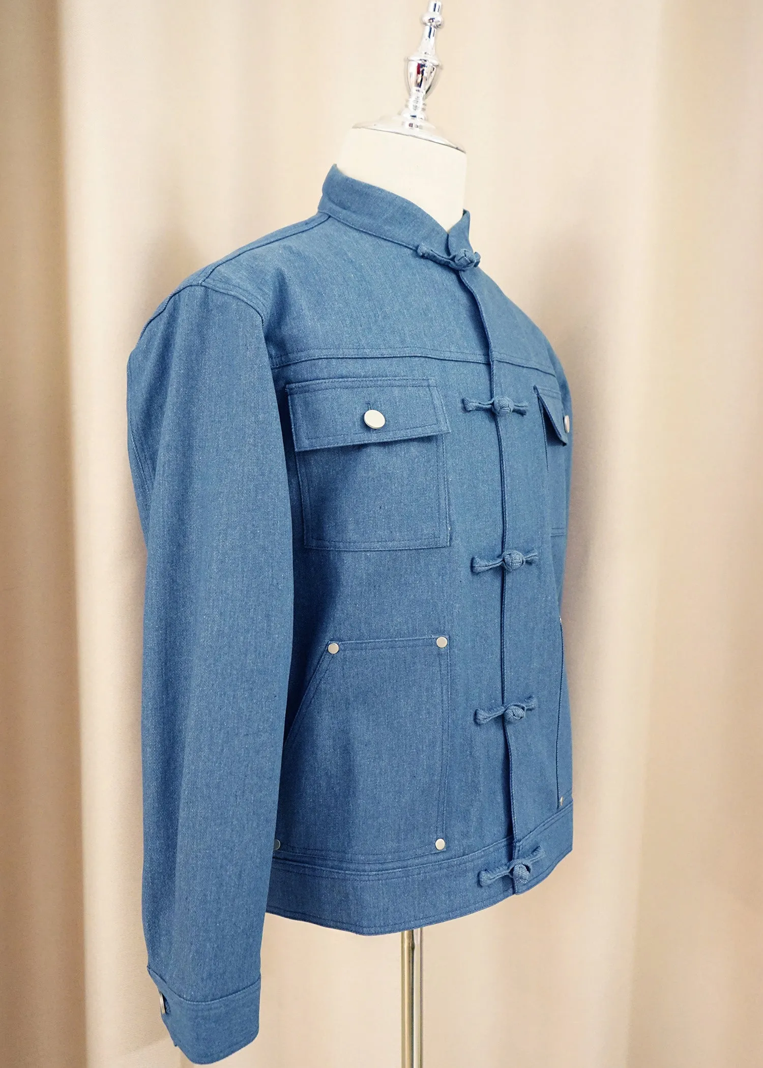 Men's Denim Tang Jacket (Blue)