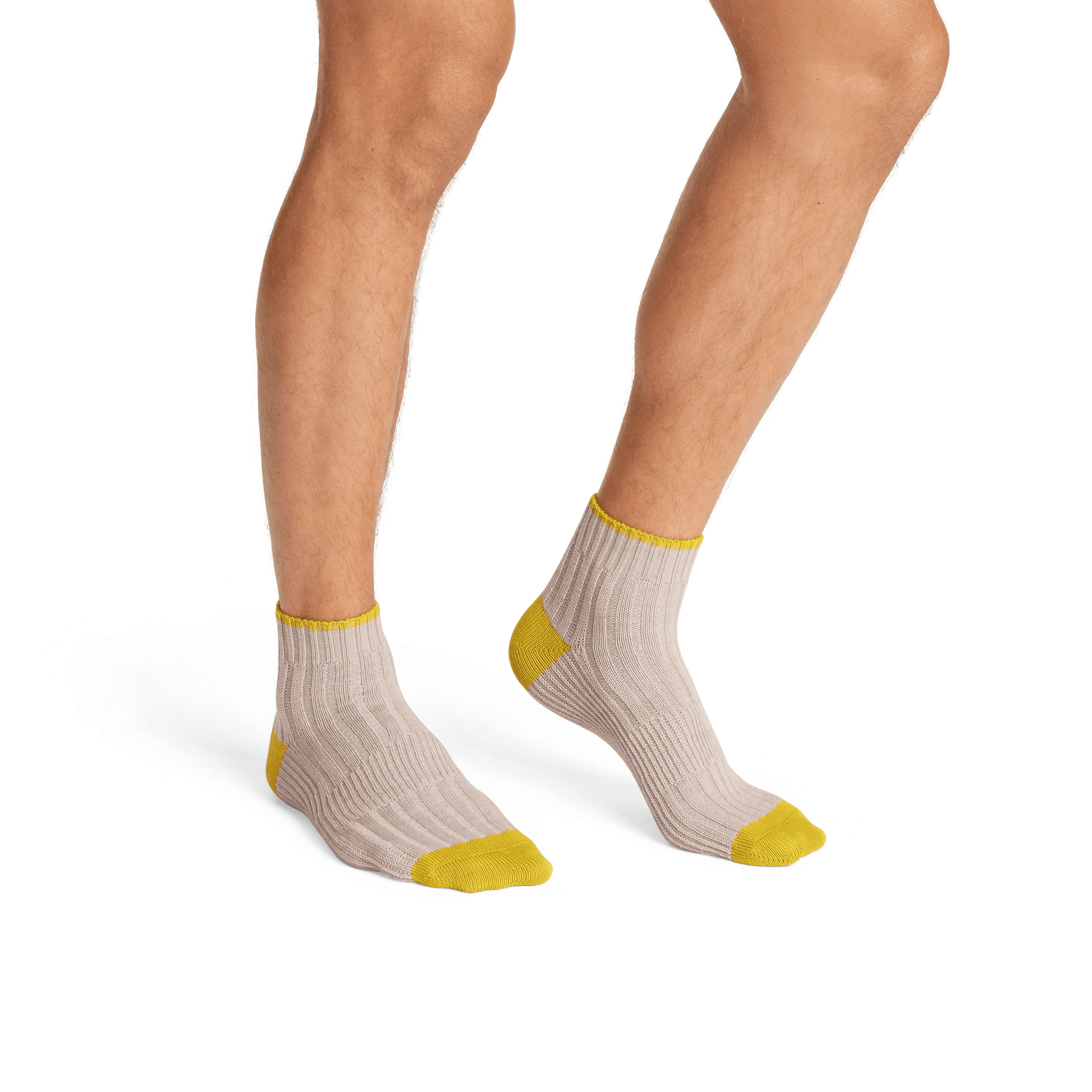 Men's Merino Wool Blend Sweater Quarter Socks