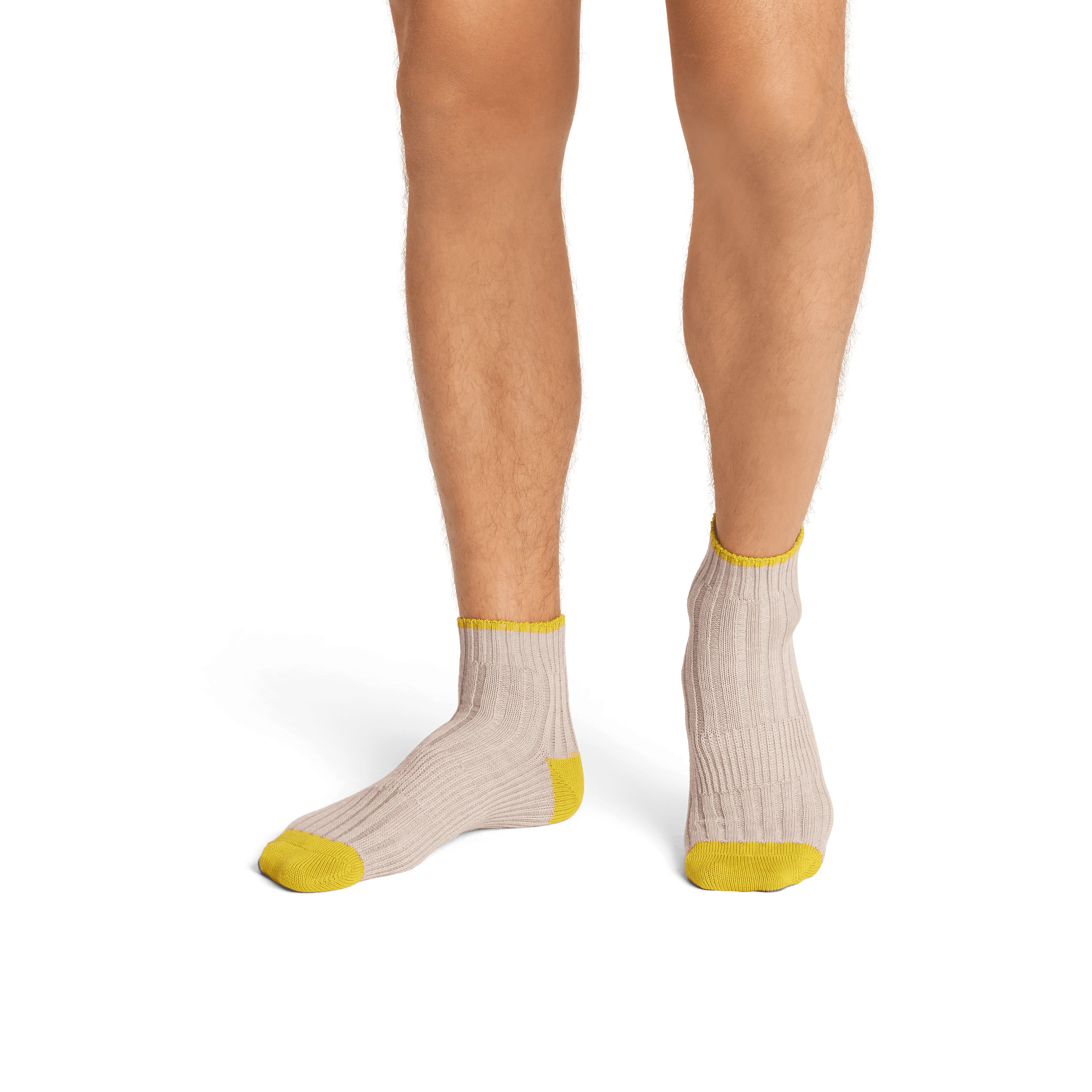 Men's Merino Wool Blend Sweater Quarter Socks
