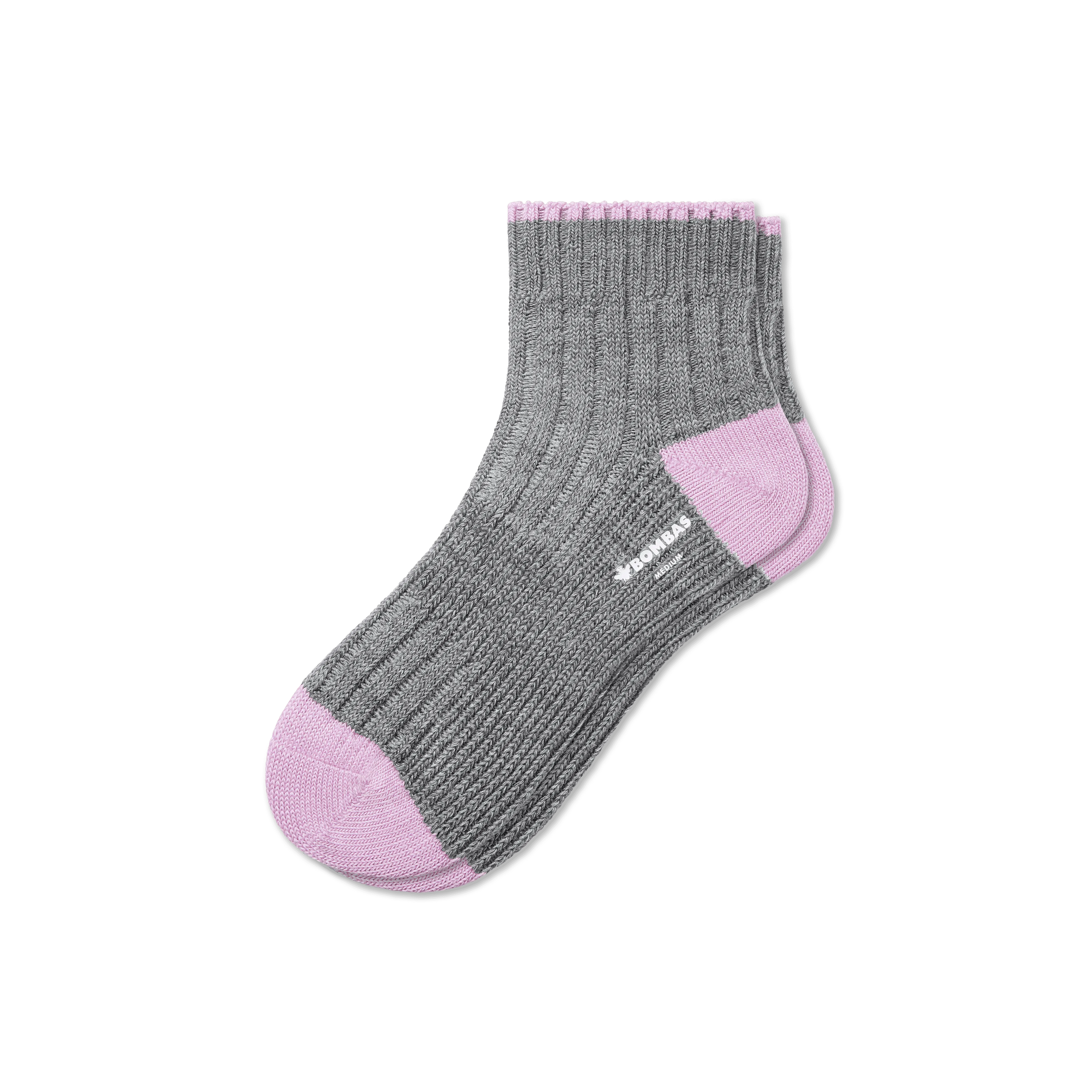 Men's Merino Wool Blend Sweater Quarter Socks