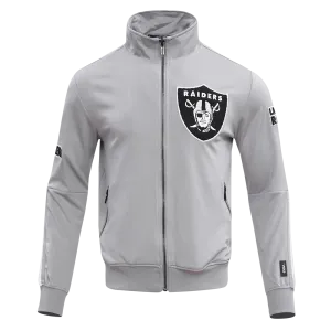 NFL OAKLAND RAIDERS CLASSIC MEN'S DK TRACK JACKET (GRAY)