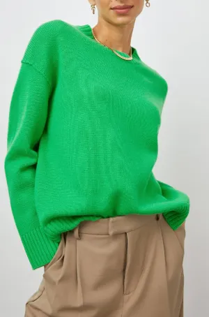 OLIVIA SWEATER - KELLY GREEN