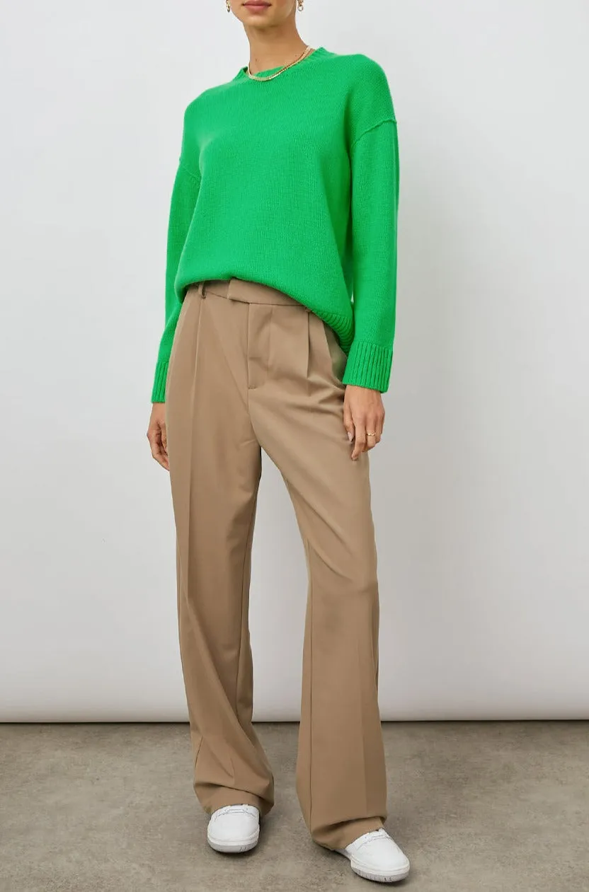 OLIVIA SWEATER - KELLY GREEN