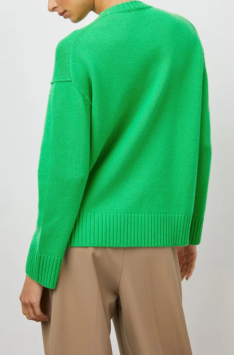 OLIVIA SWEATER - KELLY GREEN