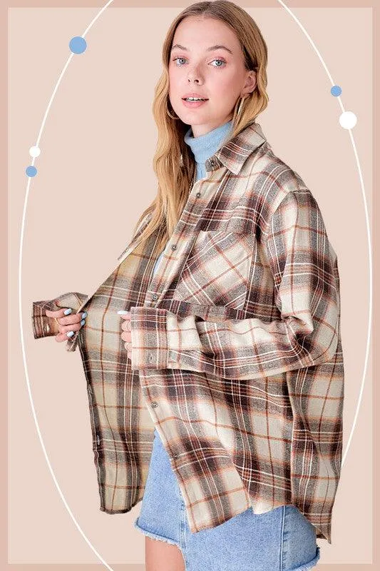Soft Button Down Flannel Shirt