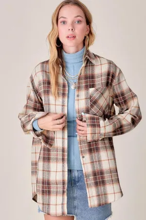 Soft Button Down Flannel Shirt