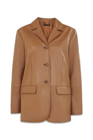 Stevie Leather Blazer