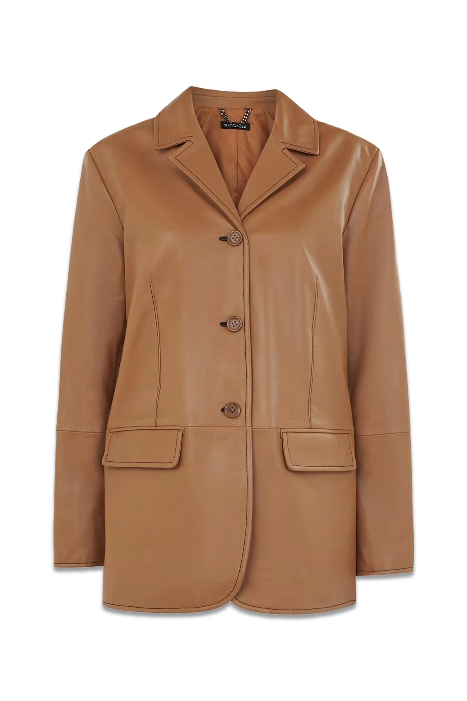 Stevie Leather Blazer