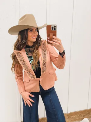The Aurora Leather Blazer