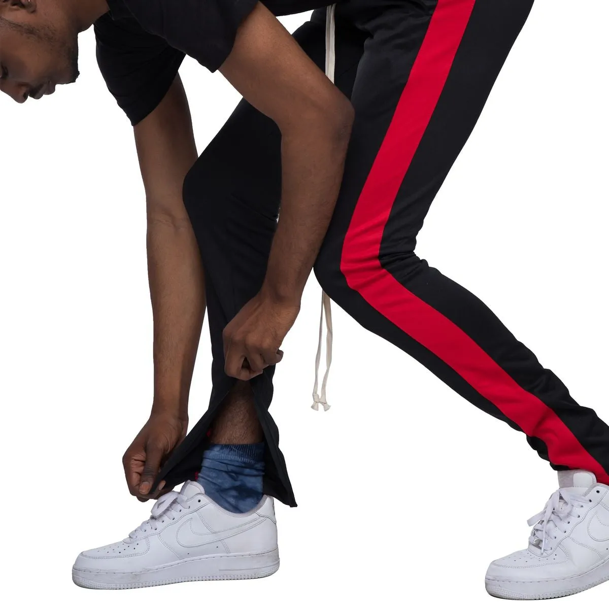 Track Pants In Black/Red