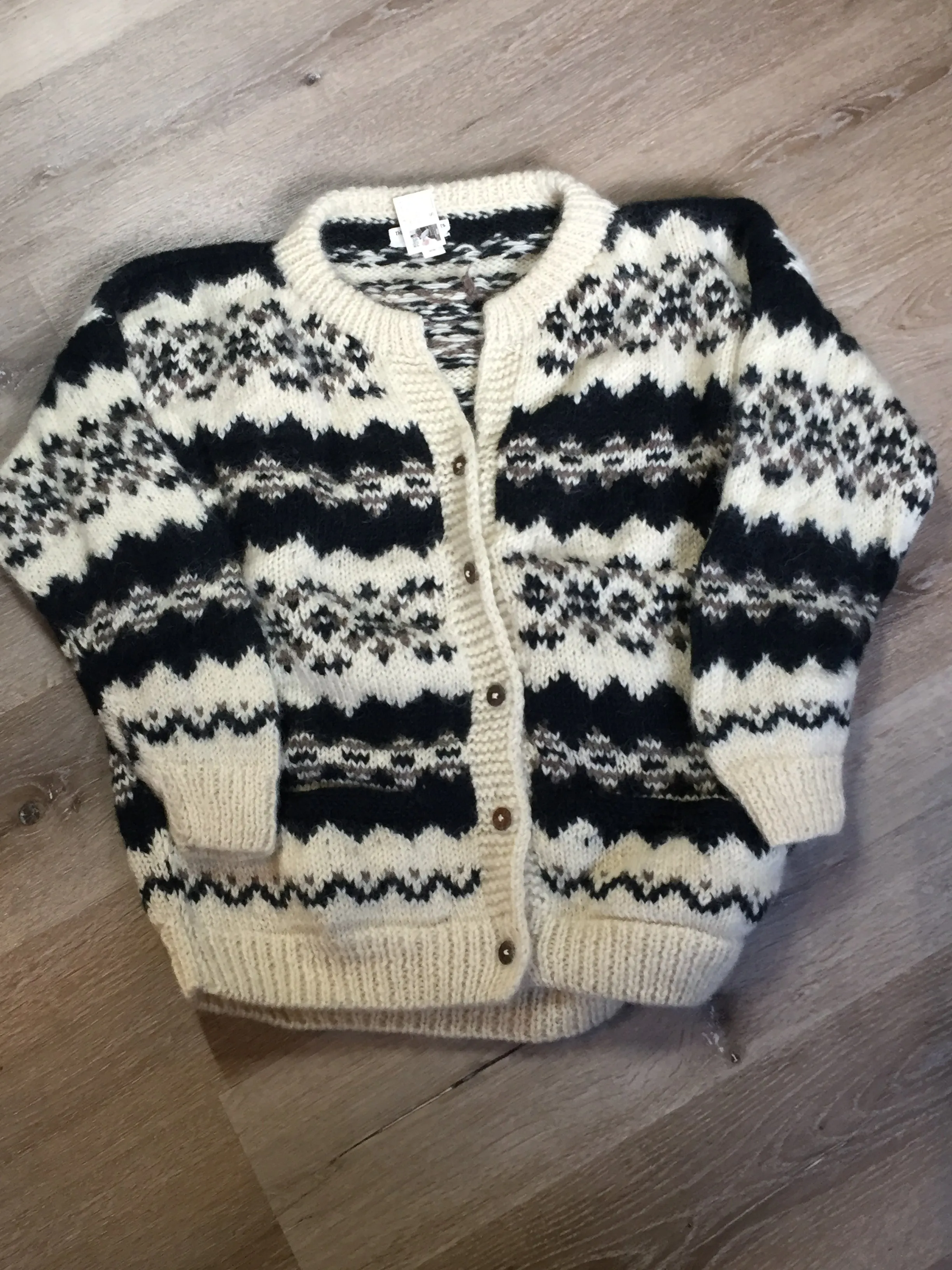 Vintage Casbah Imports Wool Cardigan