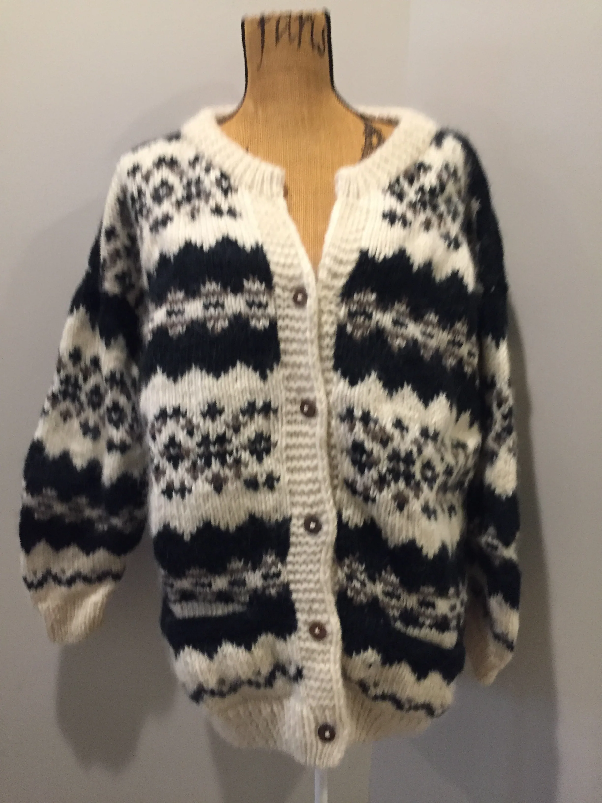 Vintage Casbah Imports Wool Cardigan