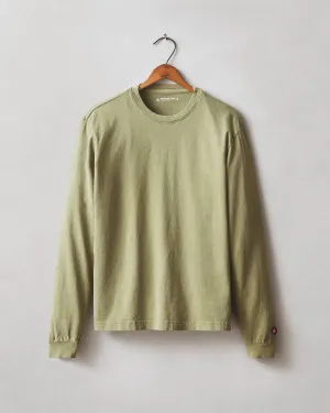 Vintage Crew Long Sleeve Tee - Washed Capulet Olive