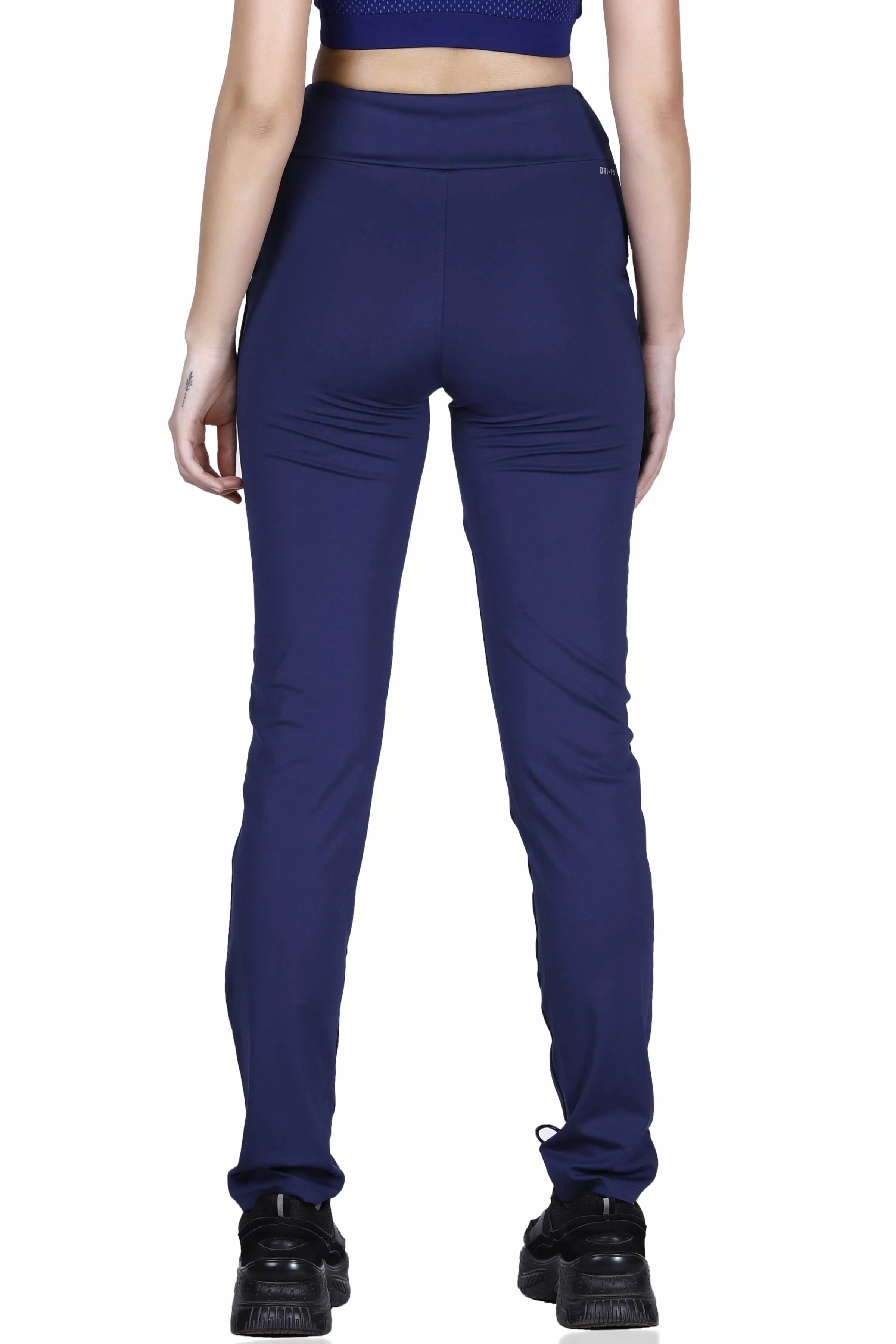 WOMEN'S HIGH WAISTED JUST-DRY TRACK PANTS