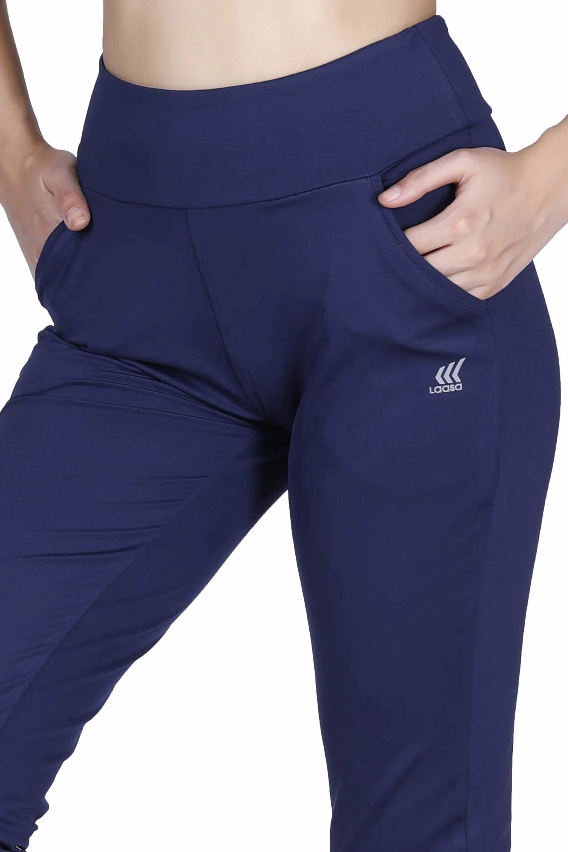 WOMEN'S HIGH WAISTED JUST-DRY TRACK PANTS