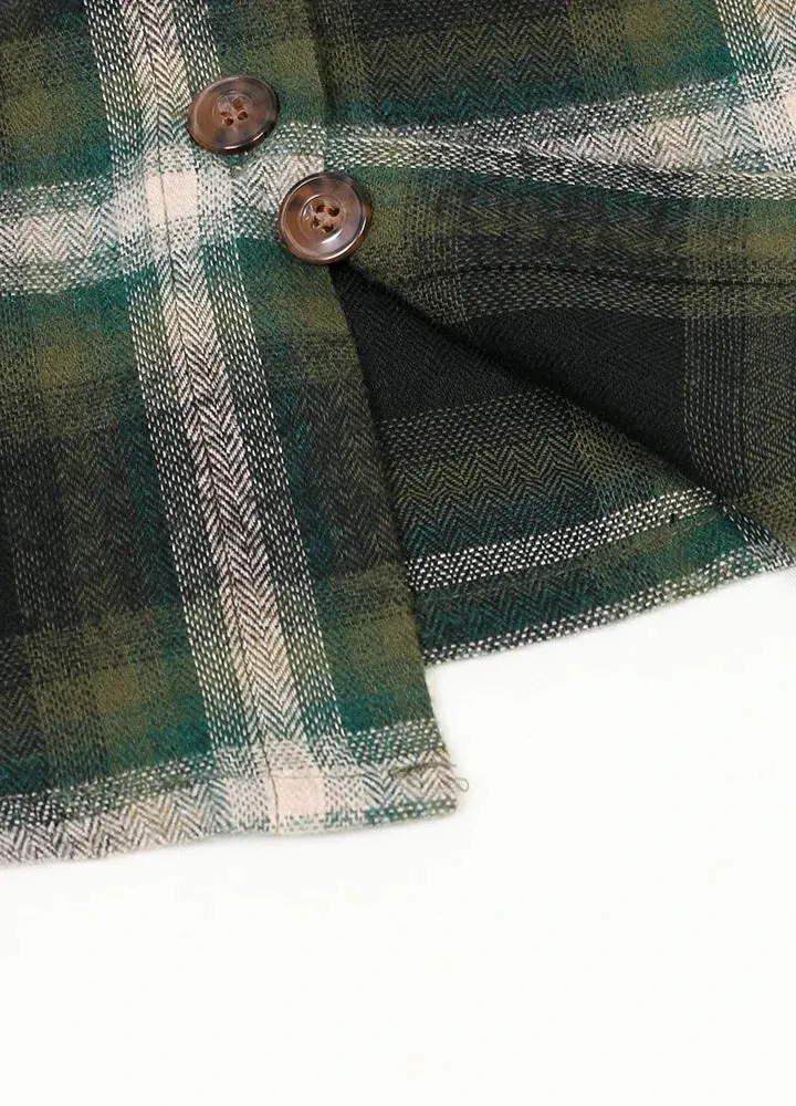 Women's Soft Flannel Shirt, Roll Up Sleeve