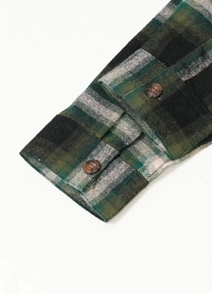 Women's Soft Flannel Shirt, Roll Up Sleeve