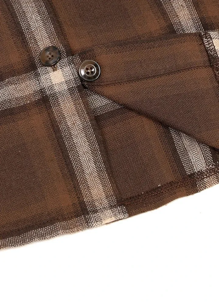 Women's Soft Flannel Shirt, Roll Up Sleeve