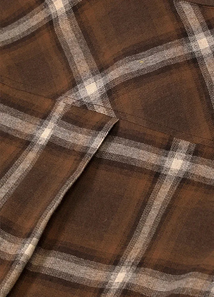 Women's Soft Flannel Shirt, Roll Up Sleeve